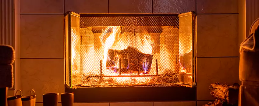 Mendota Hearth Landscape Fireplace Installation in Jonesboro, Arkansas