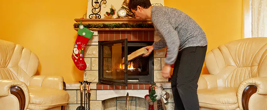 Rusted Metal Fireplace Restoration in Jonesboro, Arkansas